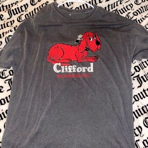 Clifford the red dog thrifted shirt